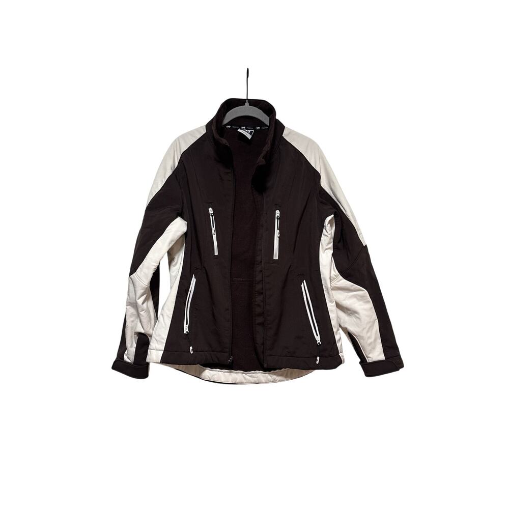 Predator Women's Brown and White Zip Jacket Large - Picture 2 of 9